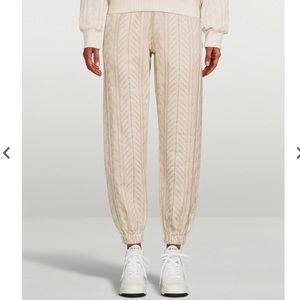 NWOT Rag & Bone Miramar Trompe L'oeil Cable-Knit Joggers